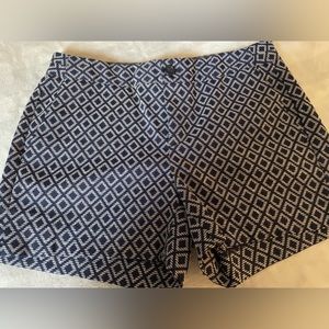 Pattern Jean shorts